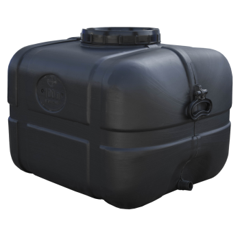 Бак 100 л прямокутний нехарчовий чорний Пласт Бак